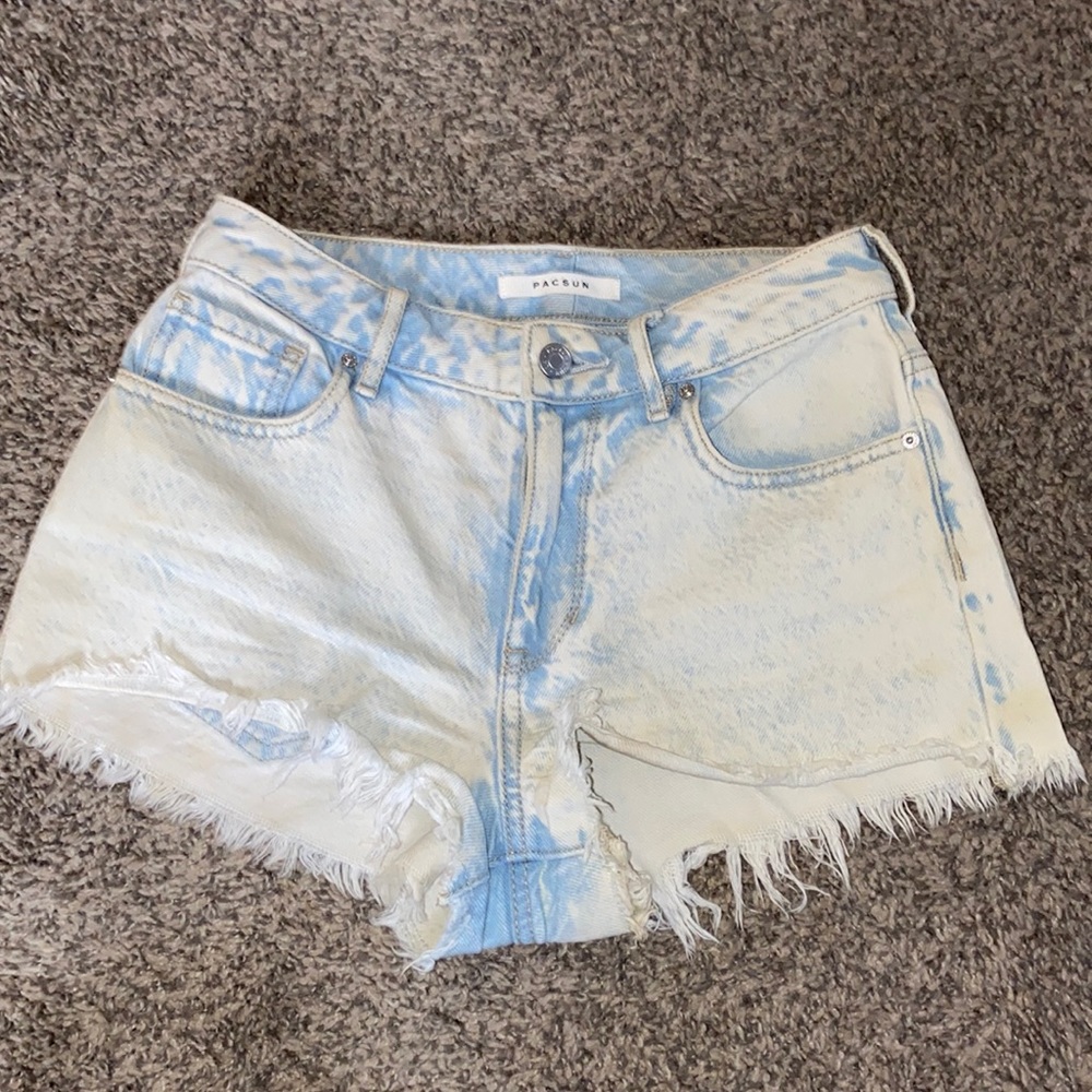 PacSun high rise festival jean shorts